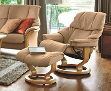 Ekornes(STRESSLESS)/ エコーネス　ストレスレス　/ RENO　/　革張りリクライニングチェア